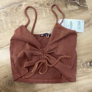 Zara Cropped Tank NWT